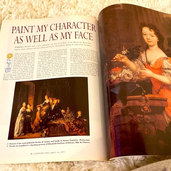 COUNTRY LIFE MAGAZINE July 10, 1997 GREAT BRITAIN VERSAILLES GARDENS EUC - Picture 8 of 11